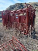 SturD cattle chute w/palp cage & buffalo cage