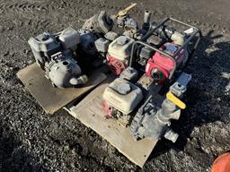 (5) GAS POWERED TRASH PUMPS