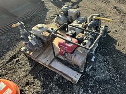 (5) GAS POWERED TRASH PUMPS