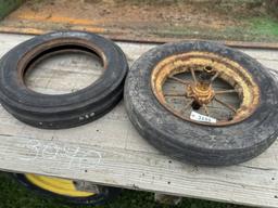PR JD PLANTER TIRES & 1 RIM