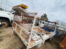 12' Flatbed with Hydraulic Rear Arms & Weather guard side Boxes