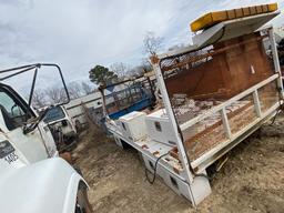 12' Flatbed with Hydraulic Rear Arms & Weather guard side Boxes