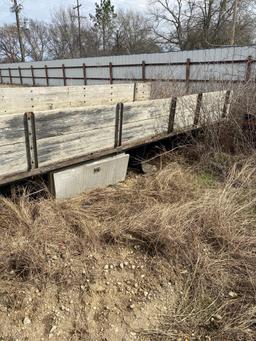 24' Flatbed stake bed sides