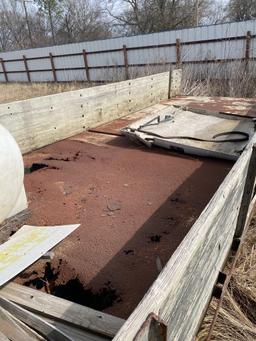 24' Flatbed stake bed sides