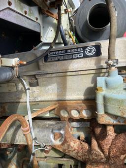 1995 International Semi Cab with detroit motor has title vin#SC027492