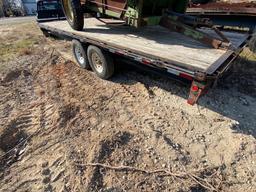 Big Tex 120A 20ft. Flatbed trailer tandem 7K Axles has title