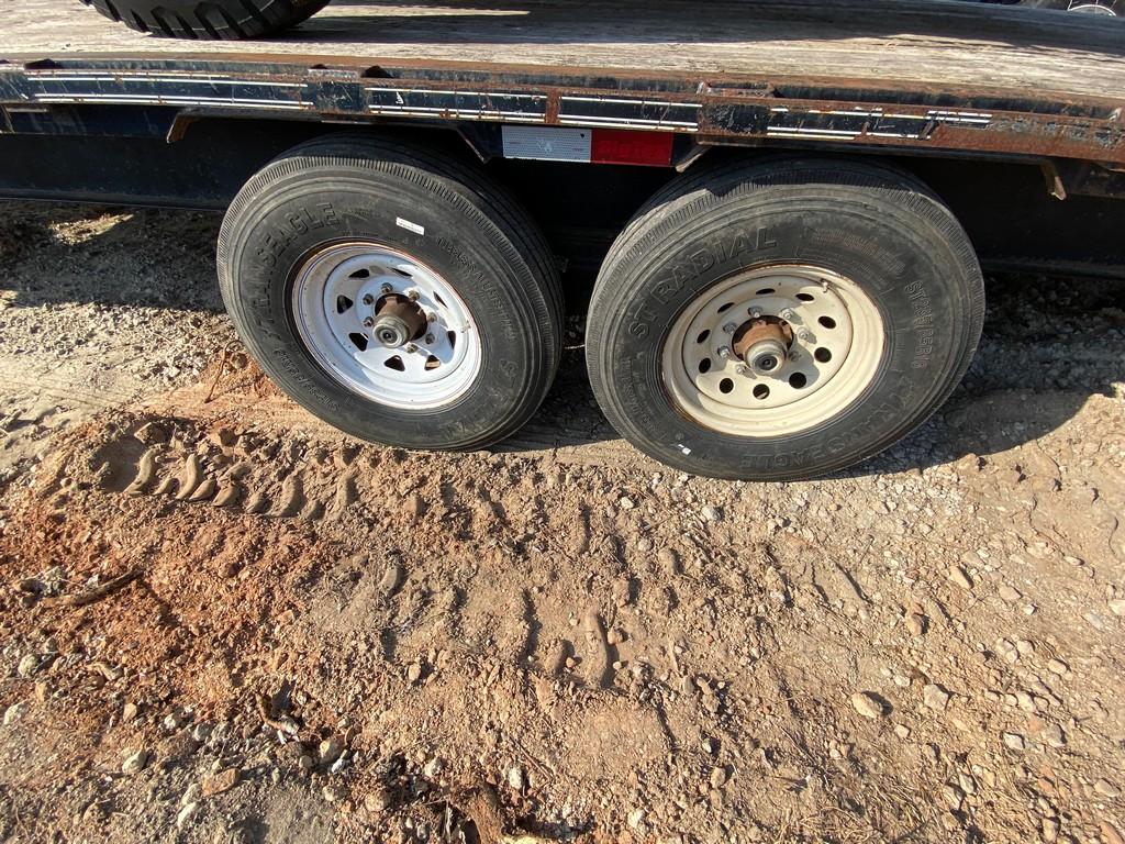 Big Tex 120A 20ft. Flatbed trailer tandem 7K Axles has title