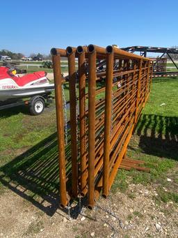 5-24ft.Standing panels, one with gate