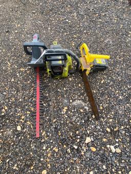 Chain Saw & hedger