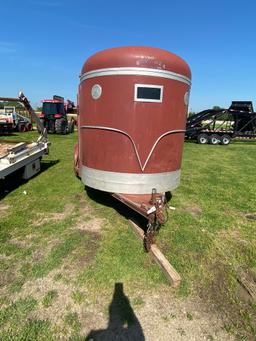 1990 16' Bonanza Stock Trailer with split gate has registration papers