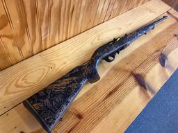 Ruger Model 10/22 22 LR, Engraved Wooden Stock Sn#0021-20429