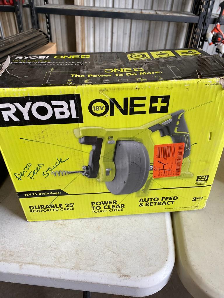 Ryobi 18V Drain Auger