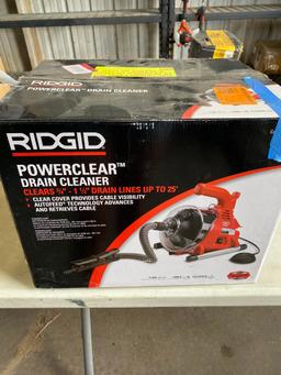Ridgid Powercleaner Drain Cleaner Clears 3/4"- 1 1/2 Drainlines up to 25"