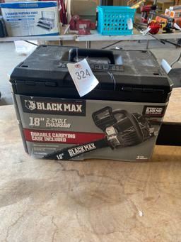 New Black Max 18" Chain Saw