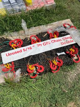 New 5/16 7Ft. 680 Chain Sling Double