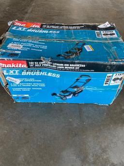 Makita 18V Self Propell Mower Battery & Charger