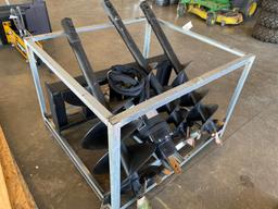 HD Quick Attach Auger with 3 bits