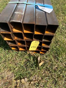 2 1/2" Square tubing 14 Ga 25 pcs @ 17' 425 ft.