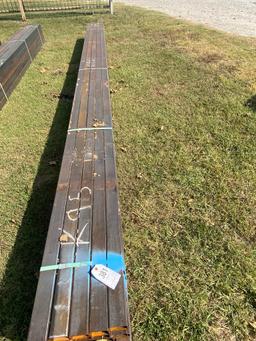 2 1/2" Square tubing 14 Ga 25 pcs @ 17' 425 ft.