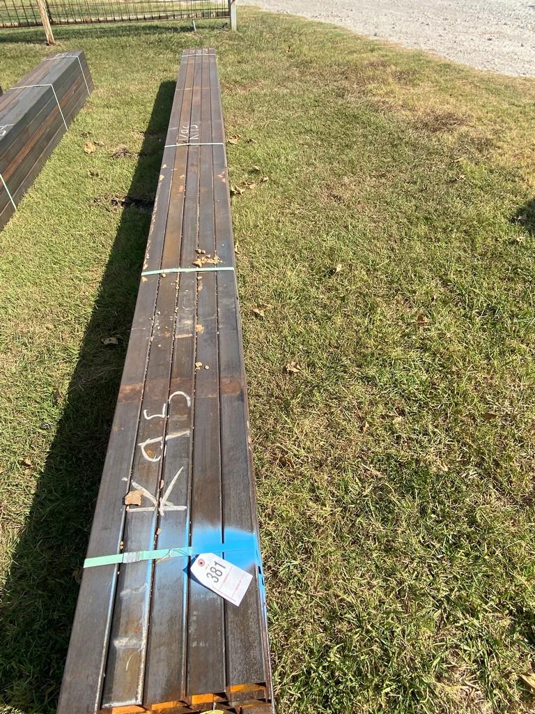 2 1/2" Square tubing 14 Ga 25 pcs @ 17' 425 ft.