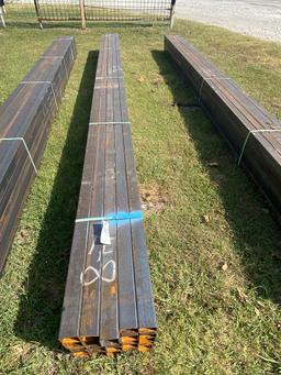 2 1/2" Square tubing 14 ga. 25 pcs @ 17" 425 ft.