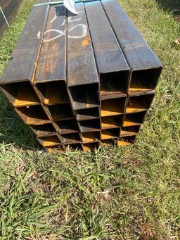2 1/2" Square tubing 14 ga. 25 pcs @ 17" 425 ft.