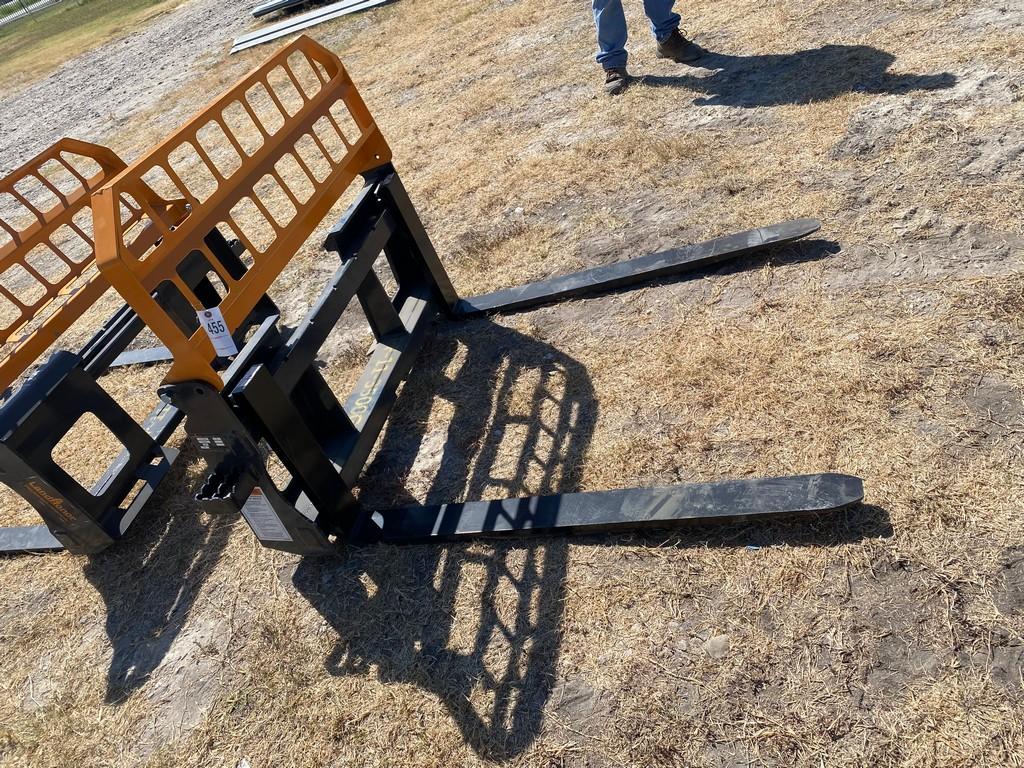 New Quick Attach Skid Steer Pallet Forks Lift