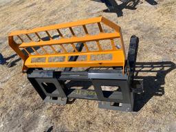 New Quick Attach Skid Steer Pallet Forks Lift