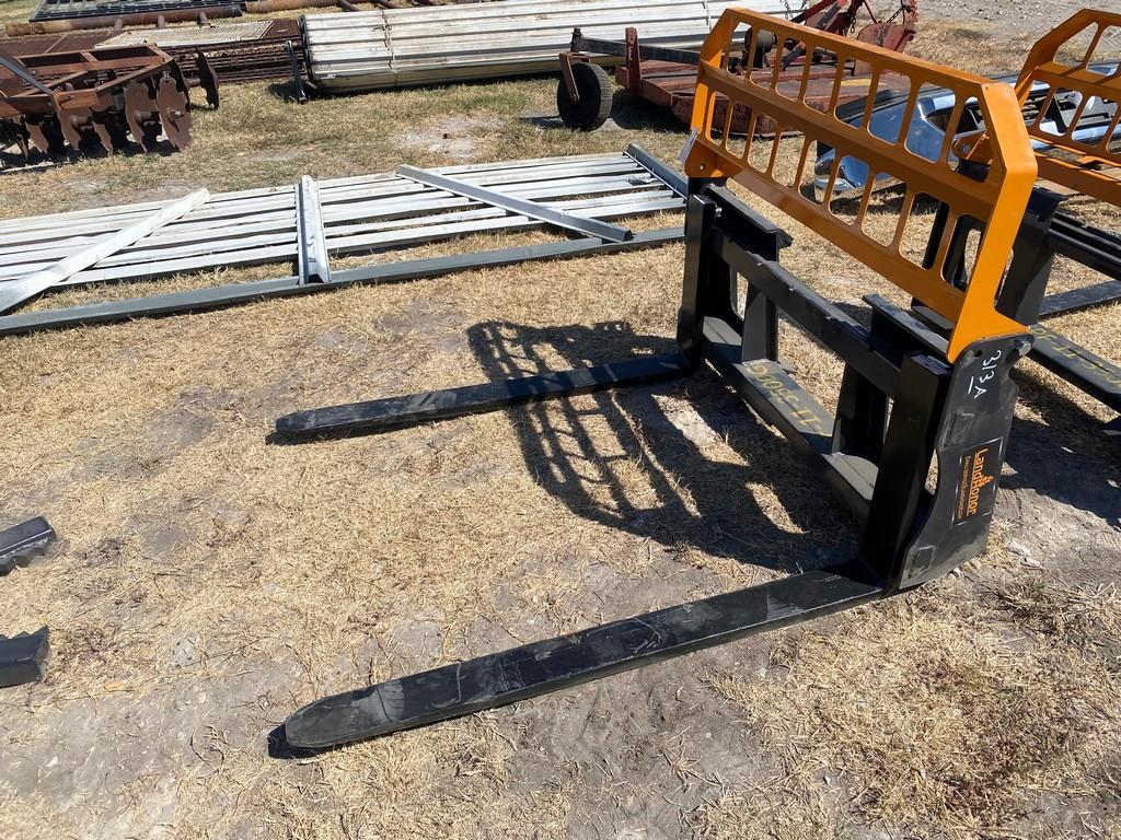 New Quick Attach Skid Steer Pallet Forks Lift