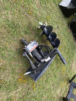 Wolverine Min Skid 36" Quick attach Auger with 12" Bit