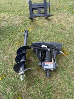 Wolverine Min Skid 36" Quick attach Auger with 12" Bit