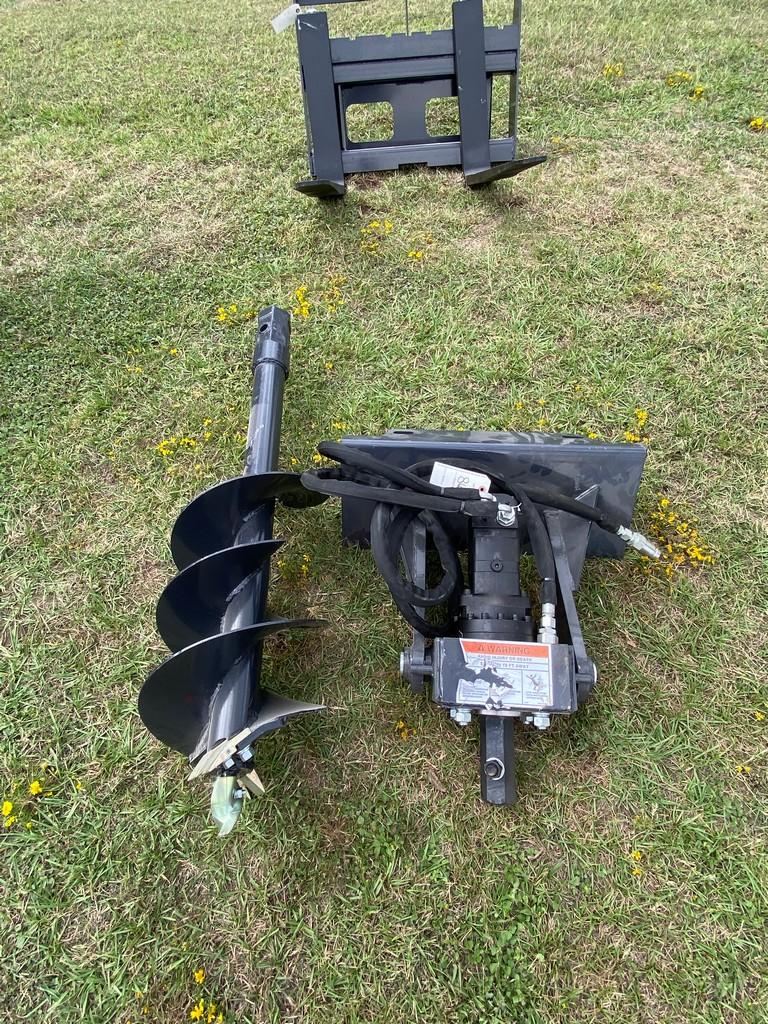 Wolverine Min Skid 36" Quick attach Auger with 12" Bit
