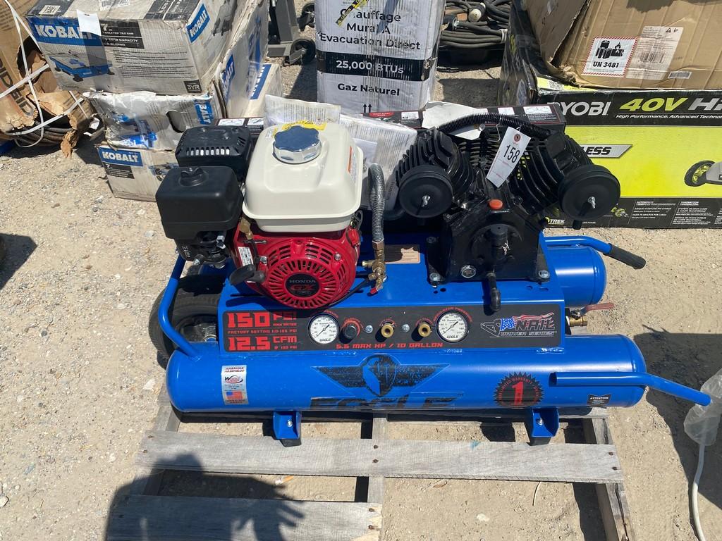 Eagle Gas Air compressor with honda motor new