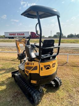 Mini Excavator Push Blad hand control