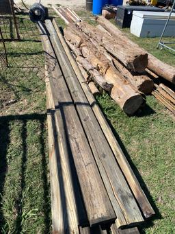 Bundle of cedar post,7-2x6x16 Boards