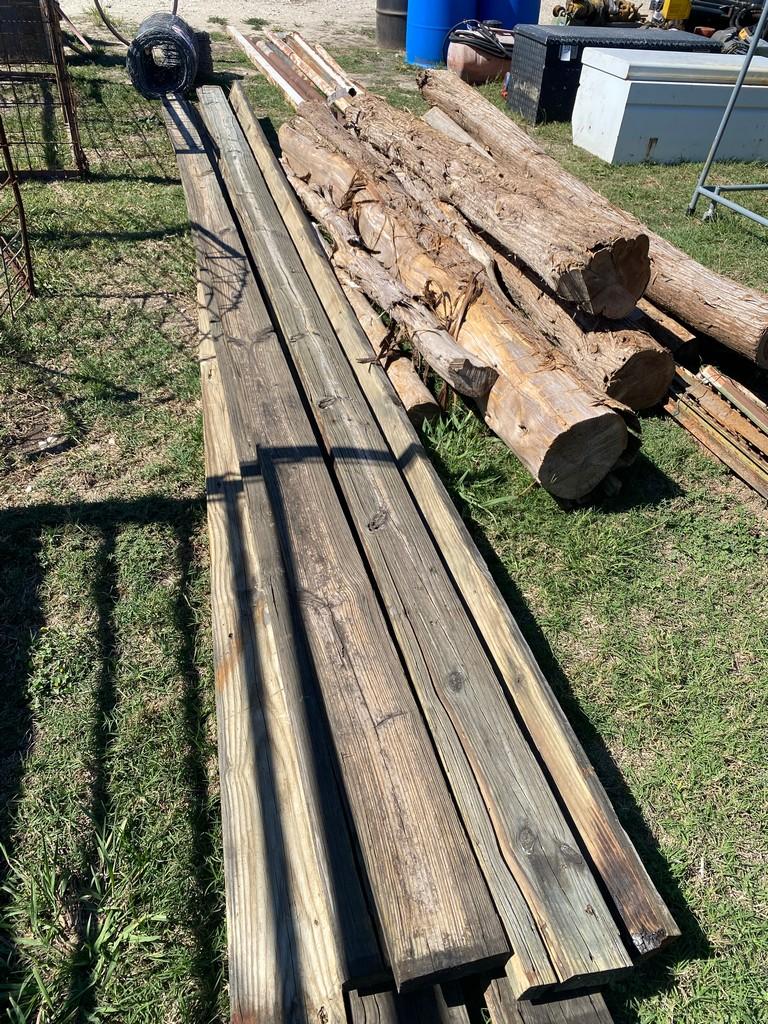 Bundle of cedar post,7-2x6x16 Boards