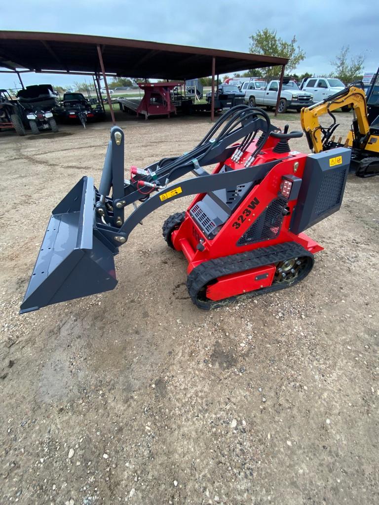 New 323 Stand on Mini skid Steer