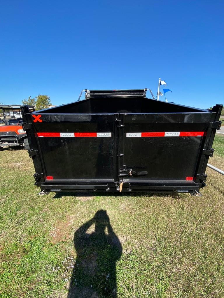 New Maxx D 83"x14ft.Dump trailer with 3ft. Side Walls,telescoping lift cyl. 8KAxles with spare tire,