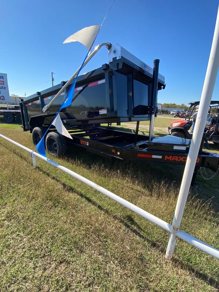 New Maxx D 83"x14ft.Dump trailer with 3ft. Side Walls,telescoping lift cyl. 8KAxles with spare tire,