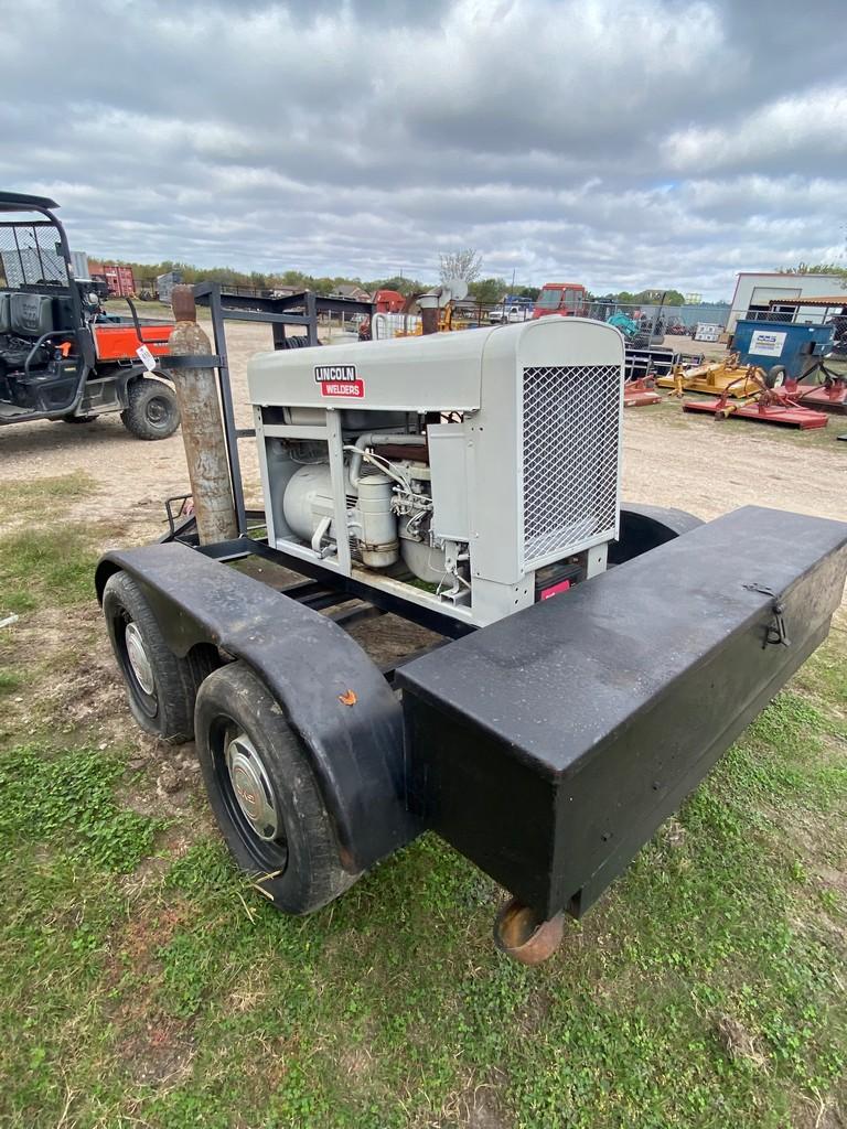Lincoln Gas Welder, Leads,bottles,runs but will not weld