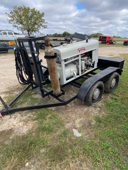 Lincoln Gas Welder, Leads,bottles,runs but will not weld