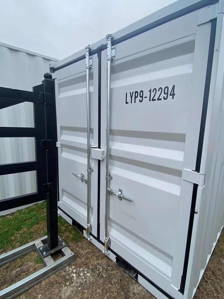 8x8 Storage container with side door & window