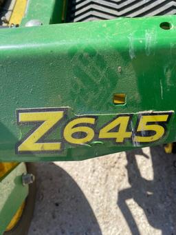 John Deere z645 48in. Cut 293hrs.