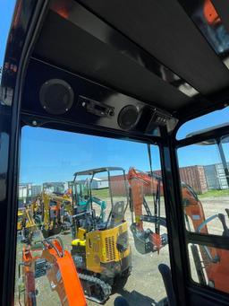 2024 AGT LH13R Mini Excavator Closed Cab 420cc Gas Engine