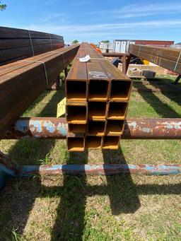 2 1/2 Sq. Tubing 11 ga. 12 pcs @ 17' 204ft.