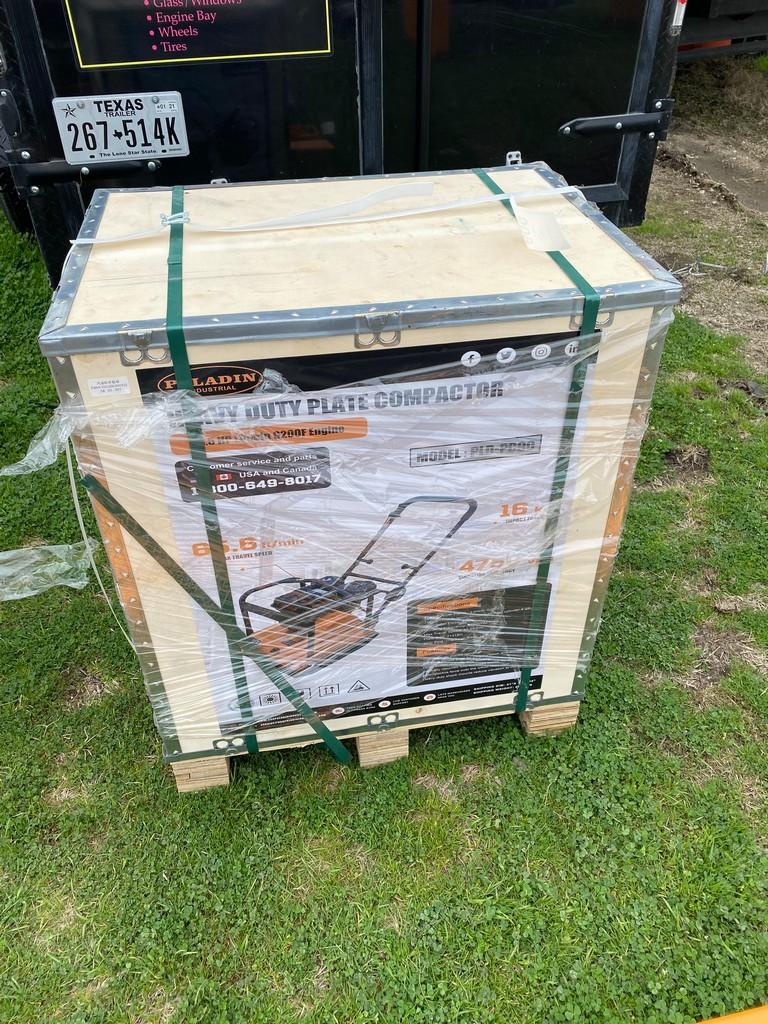 New Paladin Heavy Duty Plate Compactor Model#PLD-PC90 6.5HP