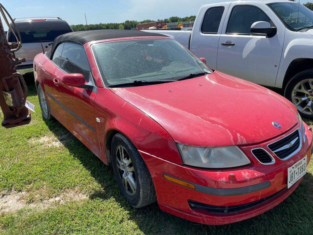 2007 Saab 2 door Convertible automatic runs & drives rebuilt title