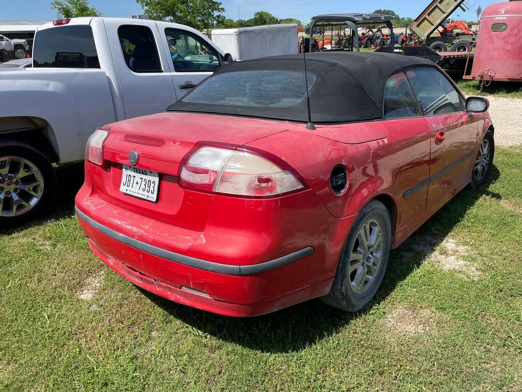 2007 Saab 2 door Convertible automatic runs & drives rebuilt title