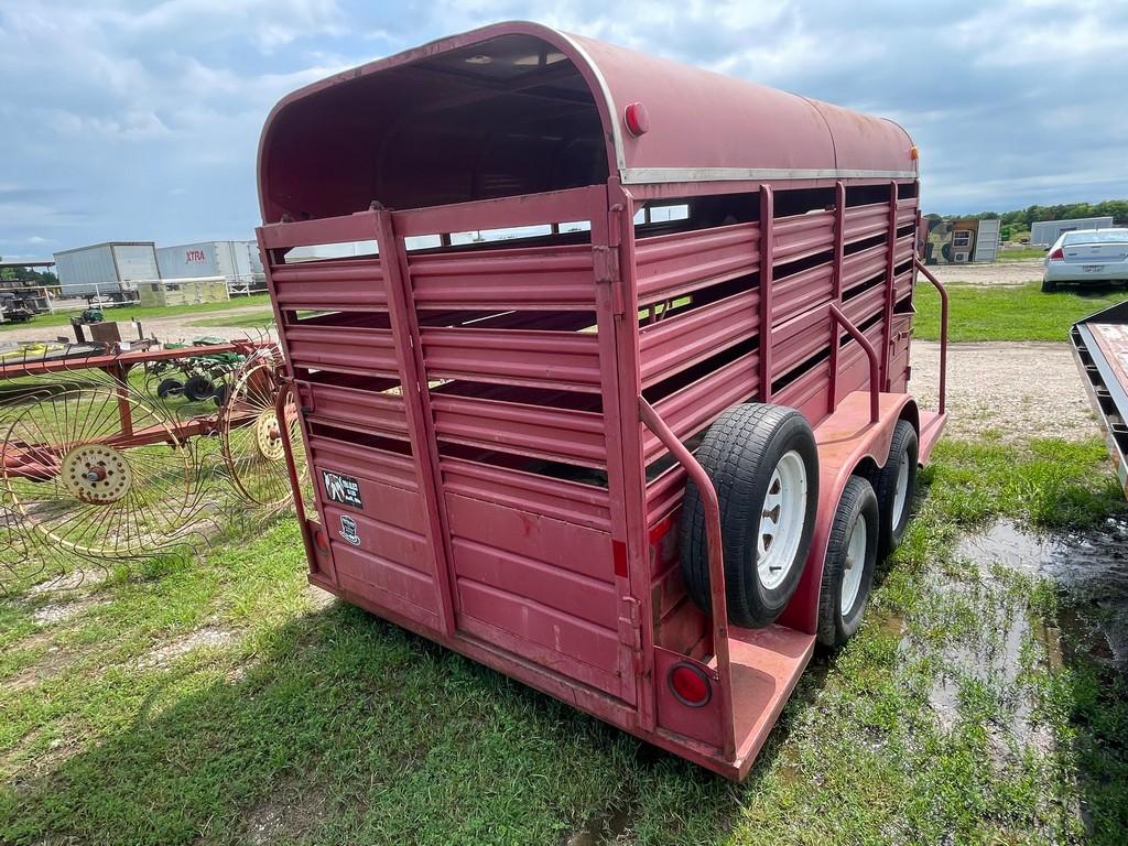 1997 W&W 14'  Stock Trailer