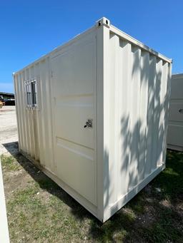 11'x7' Storage container with side door & window